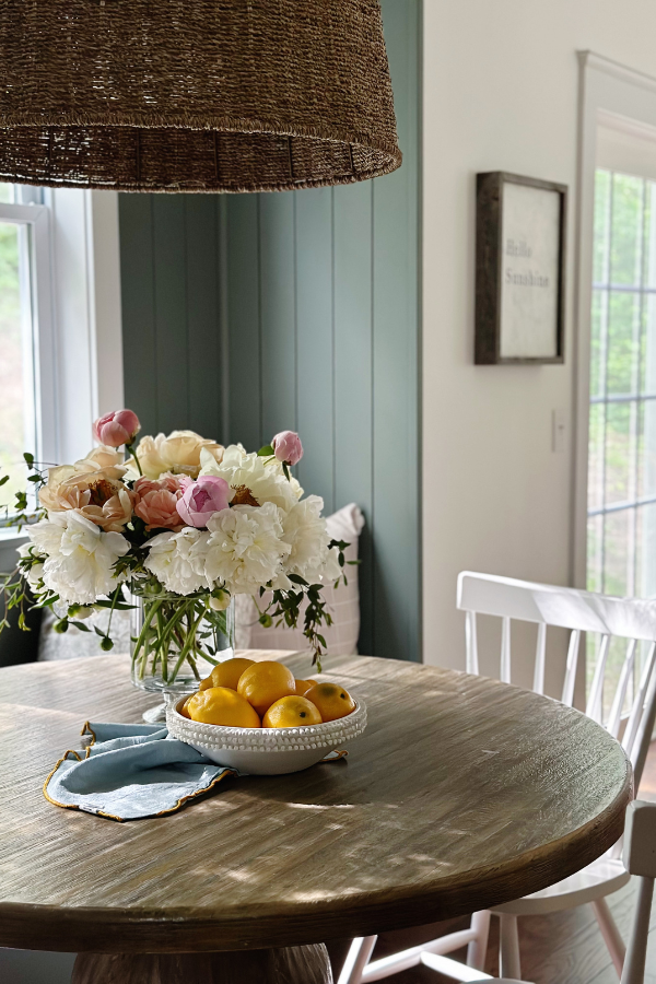 Discover my secret to creating a beautiful peony flower arrangement with stunning white, pink, and coral blooms!