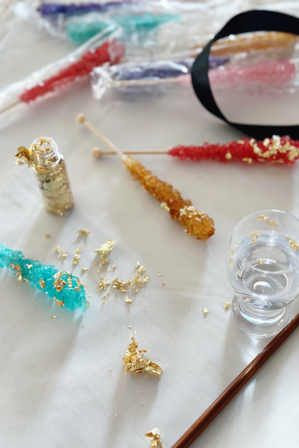 How to transform rock candy into gem inspired jewelry for a She's a Gem Party