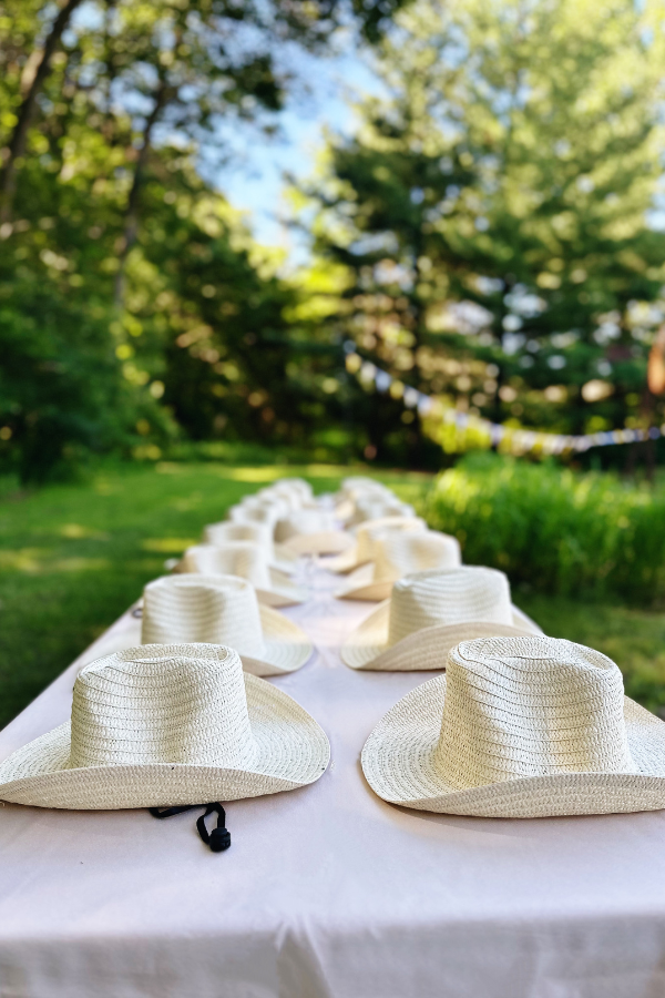 Cowgirl Party Must Have: Make Your Own Cowgirl Hat DIY Bar